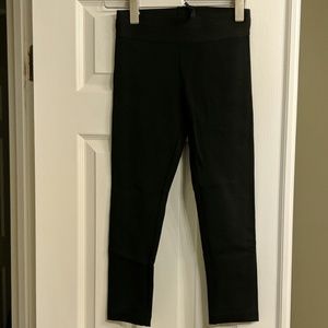 BCBGMaxazri Black Mason Cropped Leggings